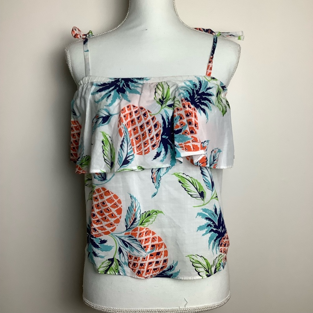 Keds Women’s Sleeveless Floral Blouse Medium